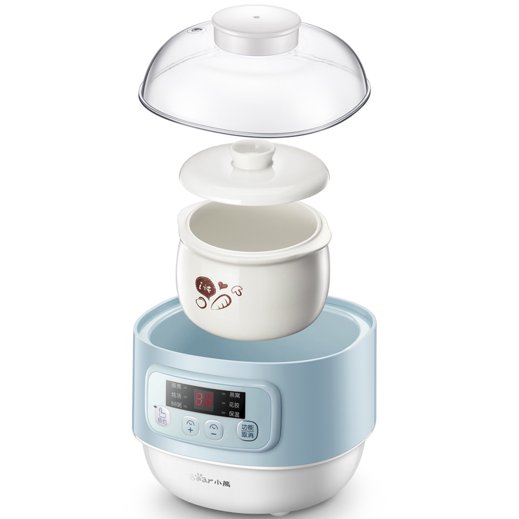 Nồi Nấu Chậm Bear 0.8 Lít DDZ-A08G2 - Hàng Quốc Tế - Bản Tiếng Anh 2