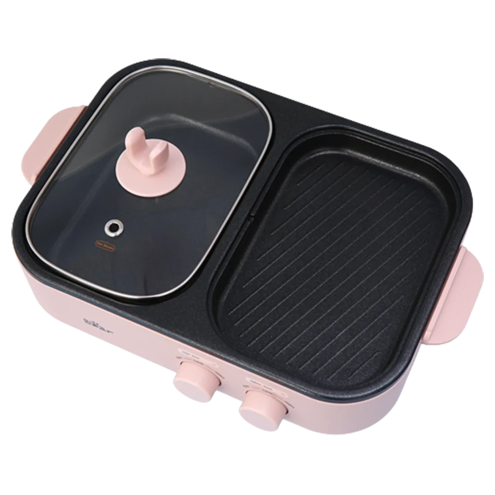 Bếp Lẩu Nướng Đa Năng Bear DKL-C12D1 - Hàng Quốc Tế - Bản Tiếng Anh 3