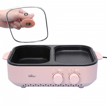 Bếp Lẩu Nướng Đa Năng Bear DKL-C12D1 - Hàng Quốc Tế - Bản Tiếng Anh 6