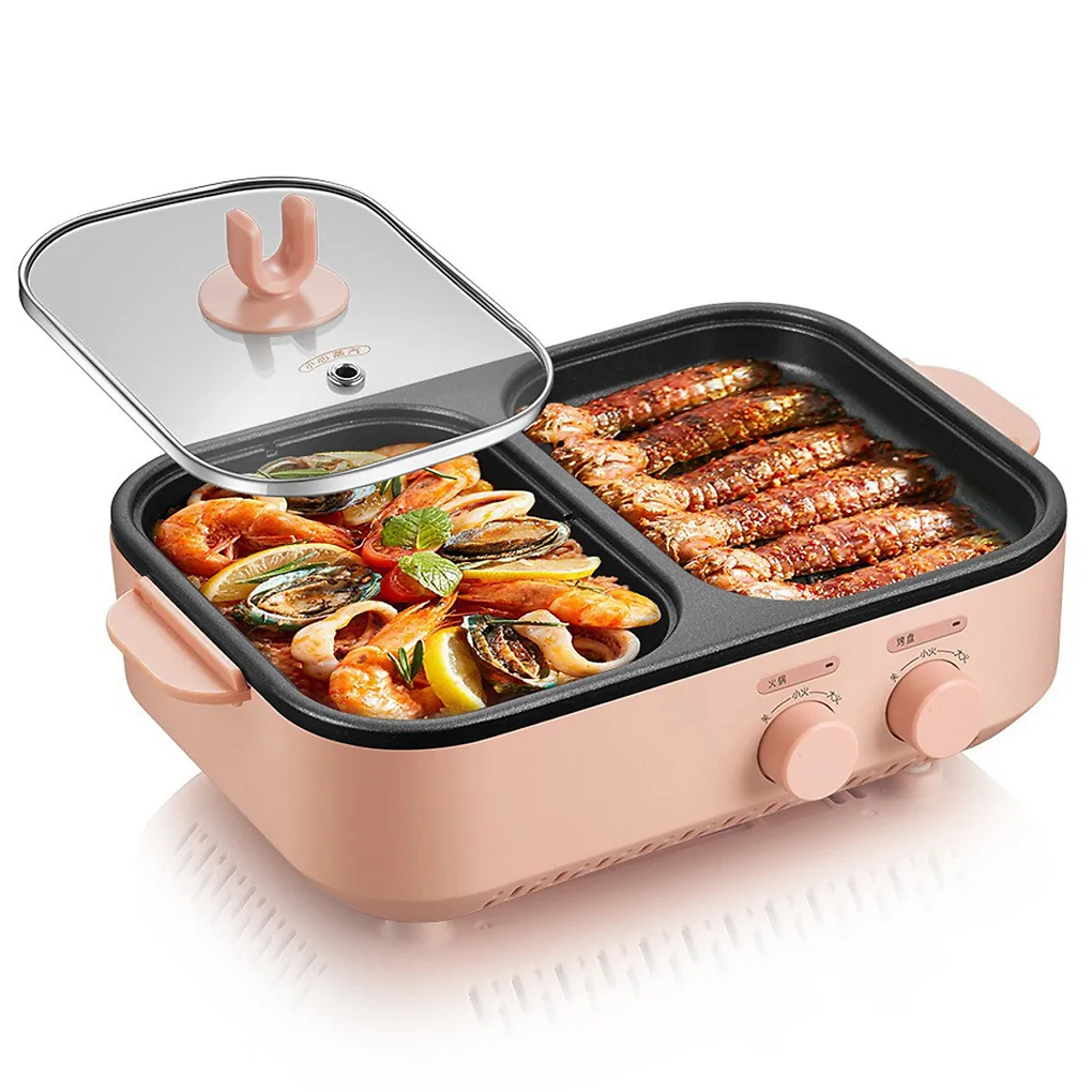 Bếp Lẩu Nướng Đa Năng Bear DKL-C12D1 - Hàng Quốc Tế - Bản Tiếng Anh 1