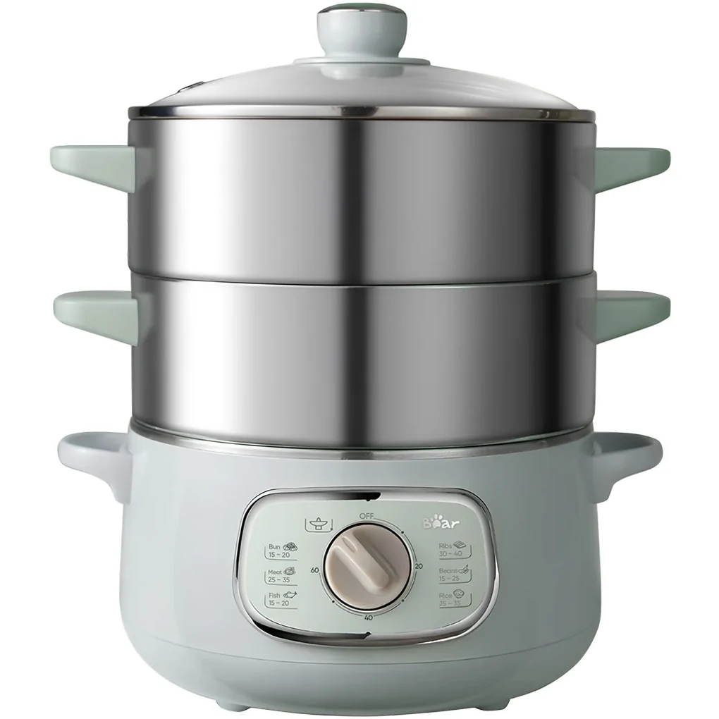 Nồi Lẩu Hấp Thủy Nhiệt Đa Năng Bear DZG-D80G5 - Hàng Quốc Tế - Bản Tiếng Anh 0