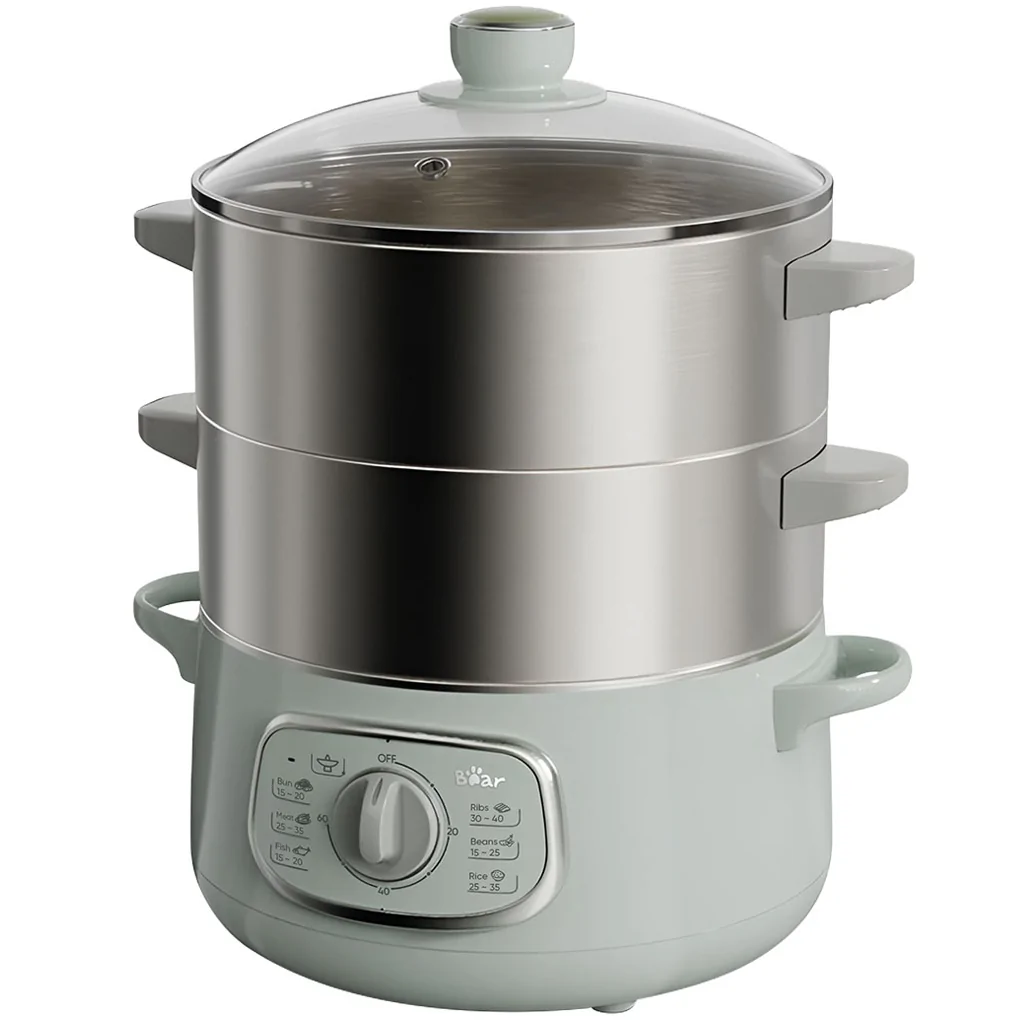 Nồi Lẩu Hấp Thủy Nhiệt Đa Năng Bear DZG-D80G5 - Hàng Quốc Tế - Bản Tiếng Anh 1