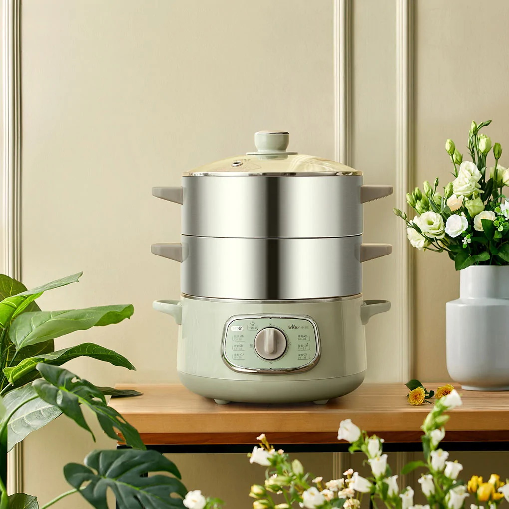 Nồi Lẩu Hấp Thủy Nhiệt Đa Năng Bear DZG-D80G5 - Hàng Quốc Tế - Bản Tiếng Anh 6