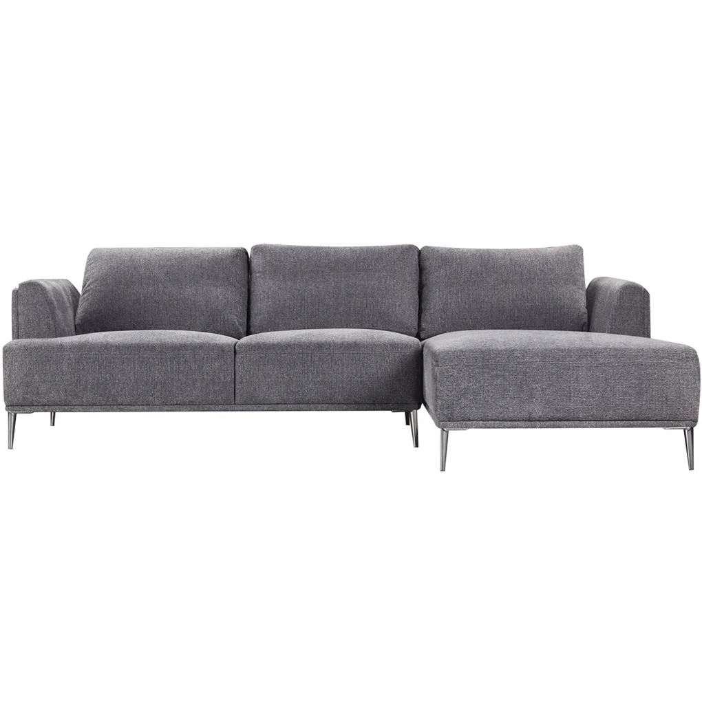 Sofa L (Góc Trái) Lion F1191 Xám Đậm