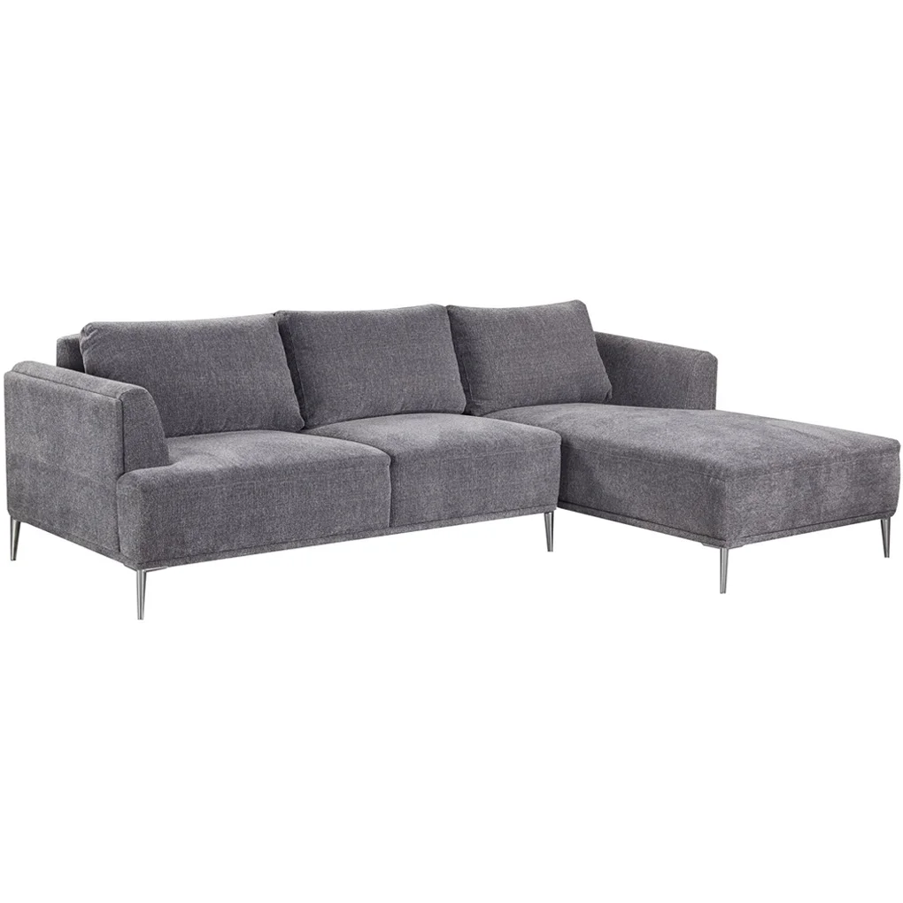 Sofa L (Góc Trái) Lion F1191 Xám Đậm