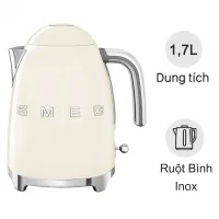 Ấm Đun Nước SMEG KLF03CREU - Kem