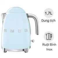 Ấm Đun Nước SMEG KLF03PBEU - Xanh Dương