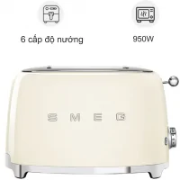 Máy Nướng Bánh Mì SMEG TSF01CREU - Kem