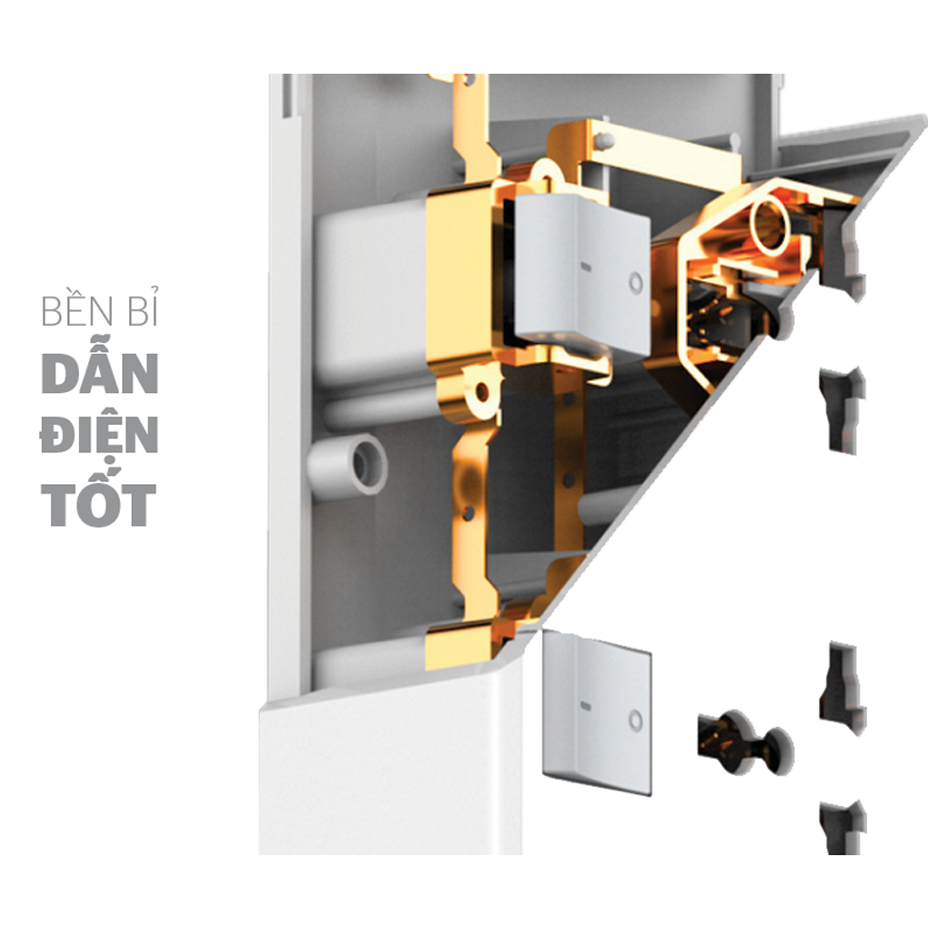 Ổ Cắm Điện SUNHOUSE SHE-OC1-3R 2