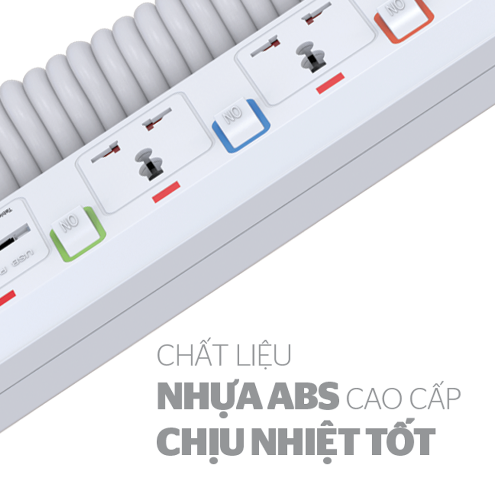 Ổ Cắm Điện SUNHOUSE SHE-OC2-3RU 1
