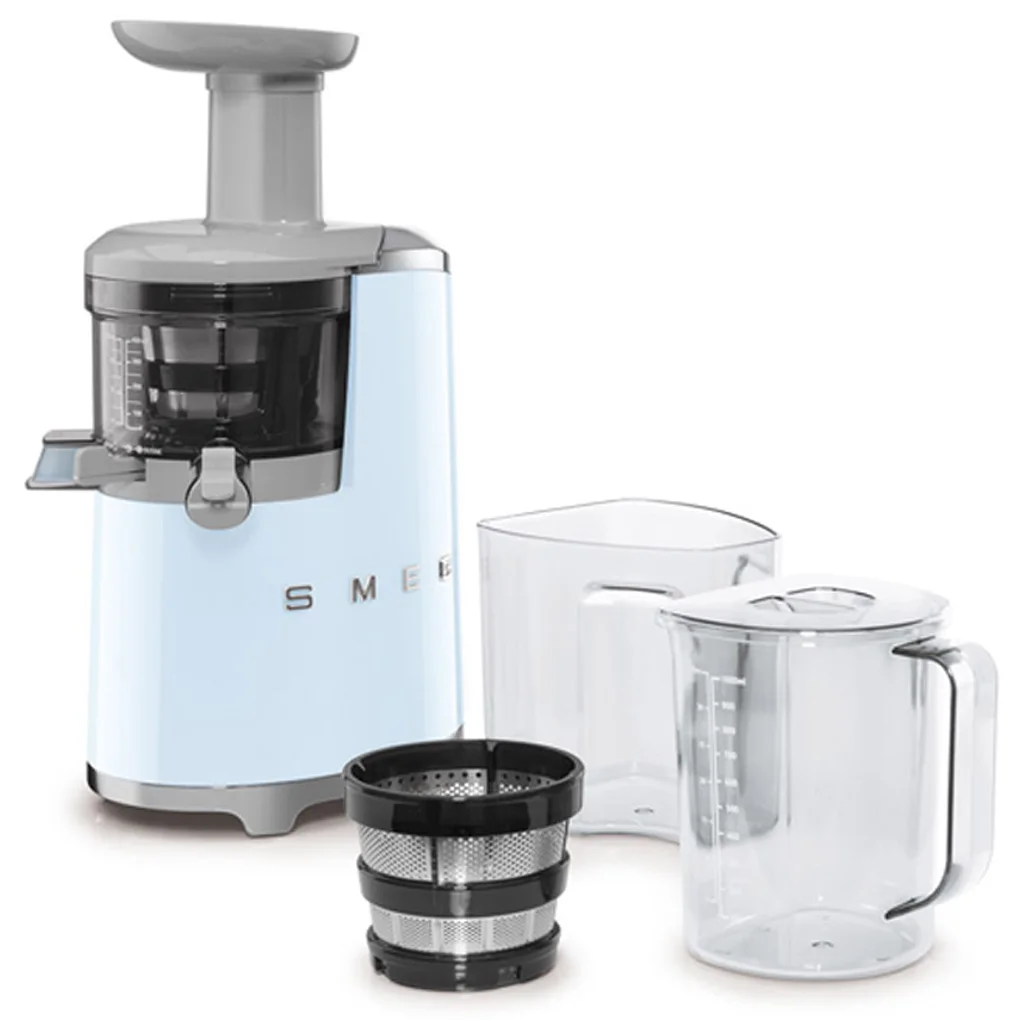 Máy Ép Chậm SMEG SJF01PBEU - Lam Nhạt (Sản phẩm trưng bày)