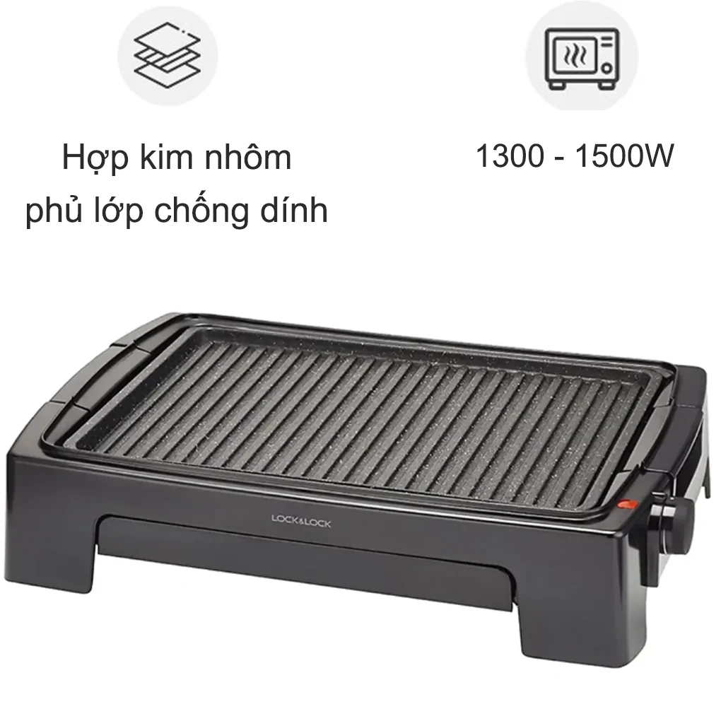 Bếp Nướng Điện LOCK&LOCK EJG221 - Đen