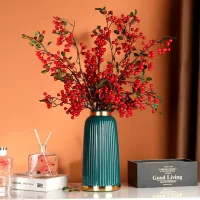 Bình Hoa Sứ ECOFJ3 Xanh 25x7x13 cm