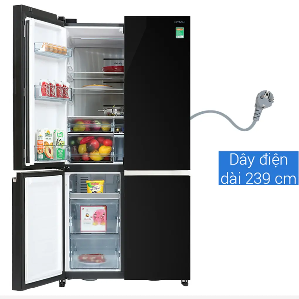 Tủ Lạnh Hitachi Inverter 569 Lít R-WB640VGV0 GBK 3