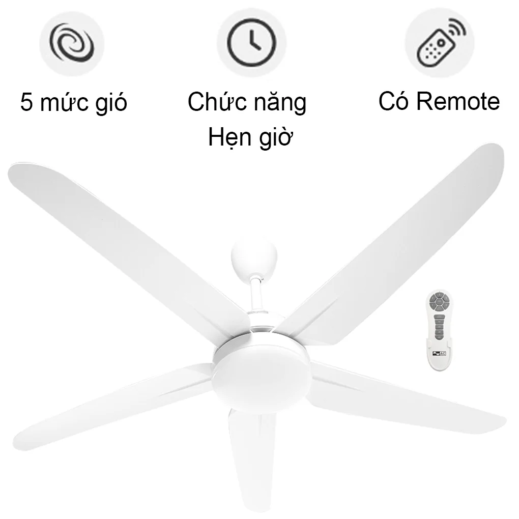 Quạt Trần 5 Cánh AC ACF02D525 - 30W