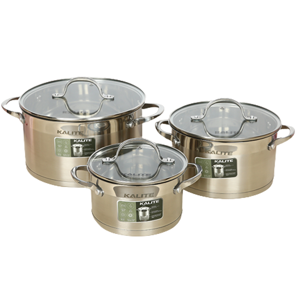 Bộ Nồi Inox 304 Cao Cấp Kalite KL-333 0