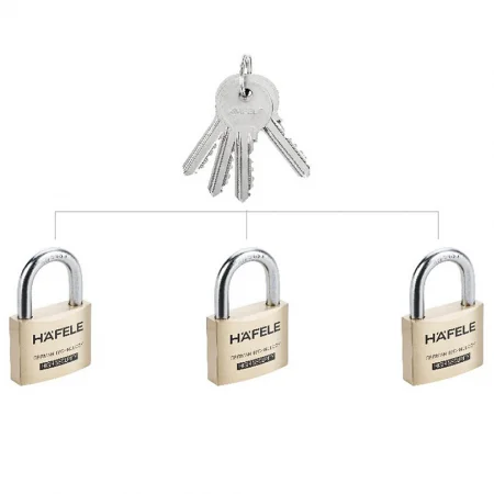 Ổ Khóa 3 Cái HAFELE 76XW50XT18 482.01.975 1