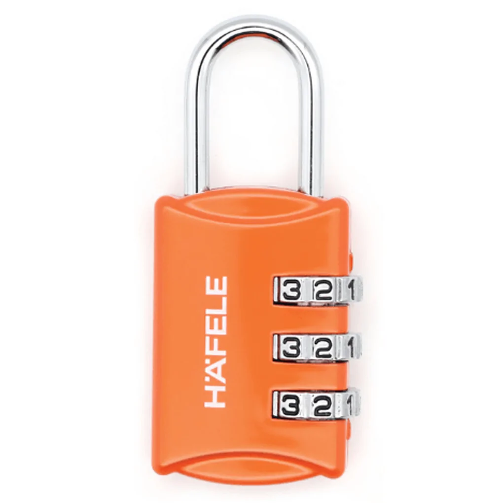 Ổ Khoá Số Du Lịch DIY HAFELE 20302 Orange 482.09.002