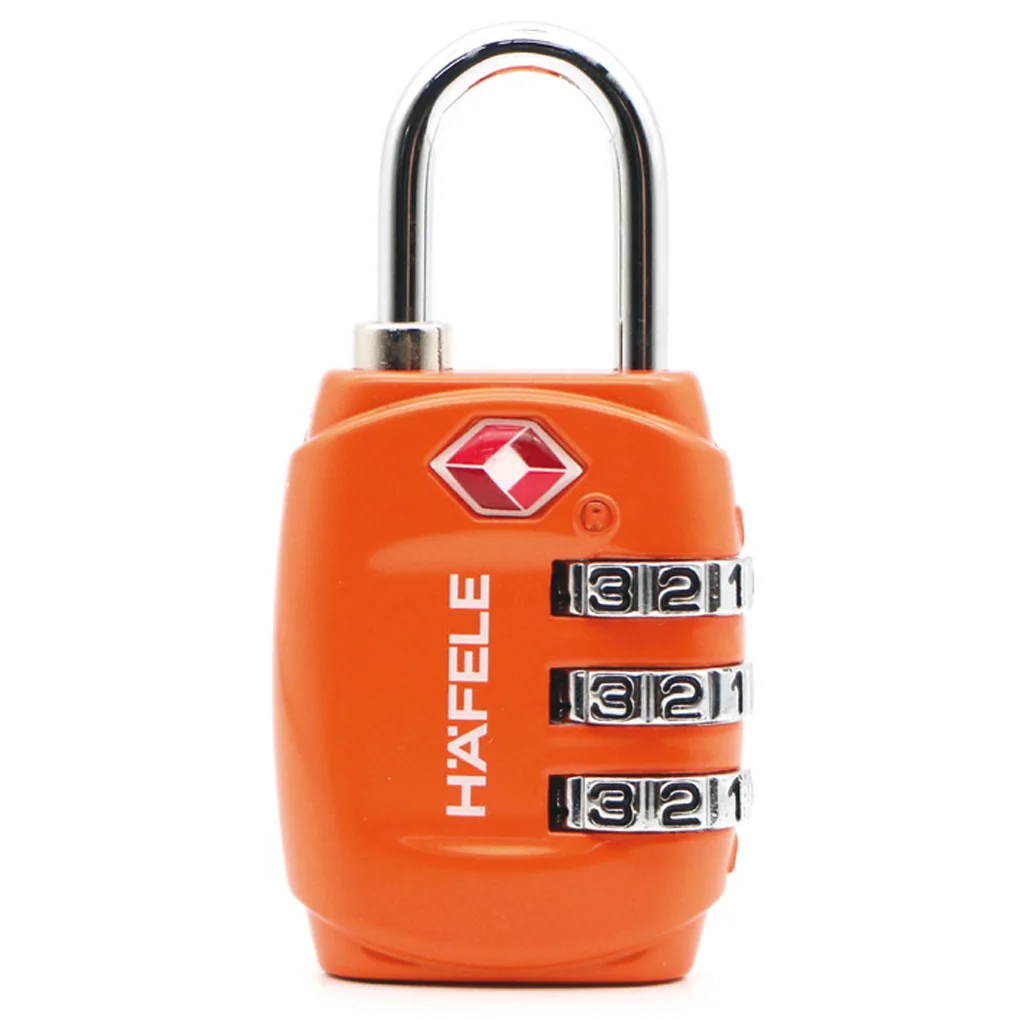 Ổ Khoá Số Du Lịch DIY HAFELE TSA 331 Orange 482.09.011