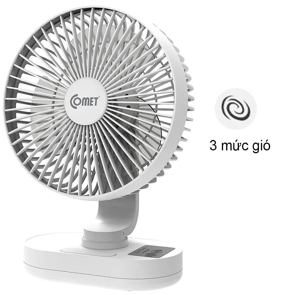 Quạt Sạc COMET CRF1406 6W