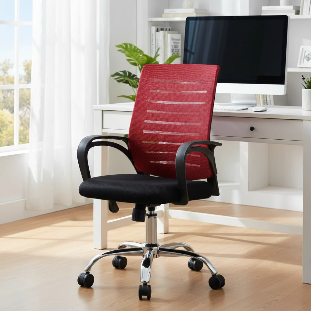 Ghế Văn Phòng ECODO-2105 Đỏ Đen