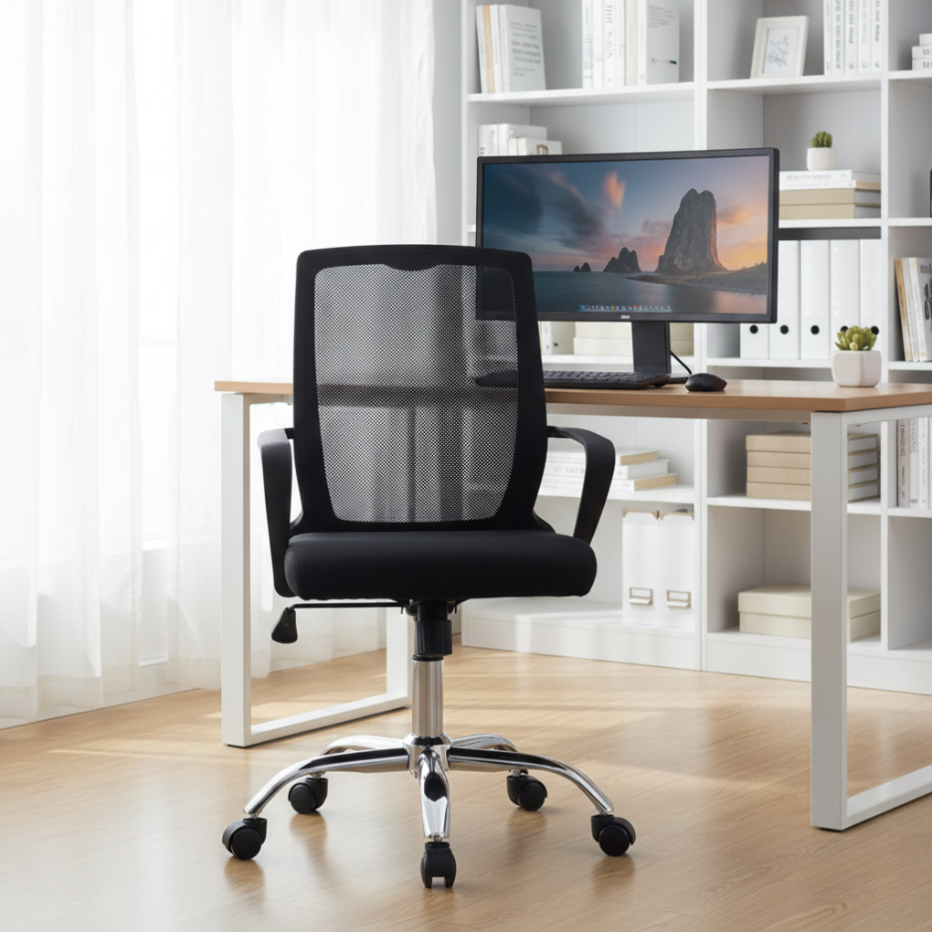 Ghế Văn Phòng ECOOC-2115 Đen