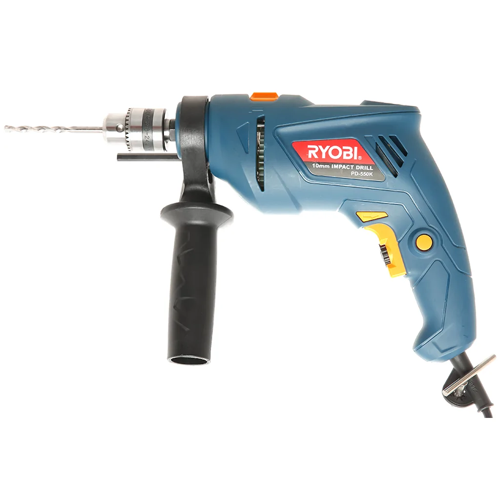 Máy Khoan Cầm Tay 550W (Dùng Điện) RYOBI PD-550K 1