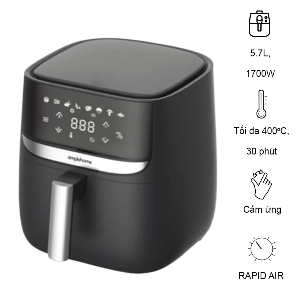 Nồi Chiên Không Dầu SIMPLEHOME AF-600A