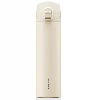 Bình Giữ Nhiệt LocknLock Slim Fit OneTouch 400ml LHC3270IVY - Màu Trắng Ngà