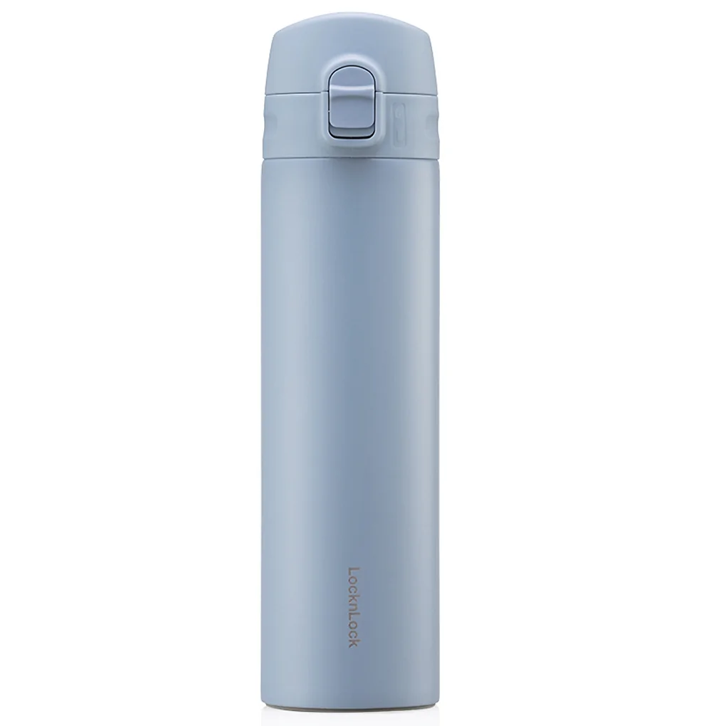 Bình Giữ Nhiệt LocknLock Slim Fit OneTouch 400ml LHC3270BLU - Màu Xanh