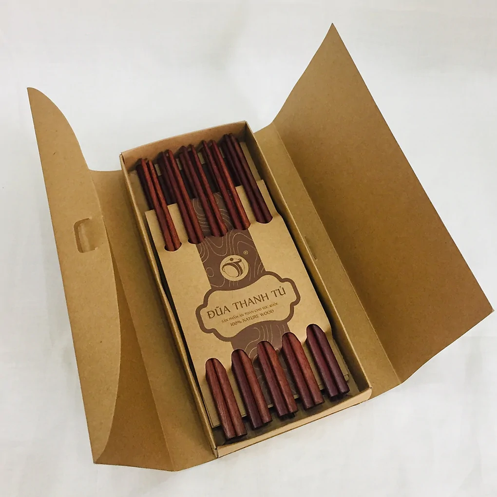 Đũa Gỗ Cẩm Lai Tiện Vuông