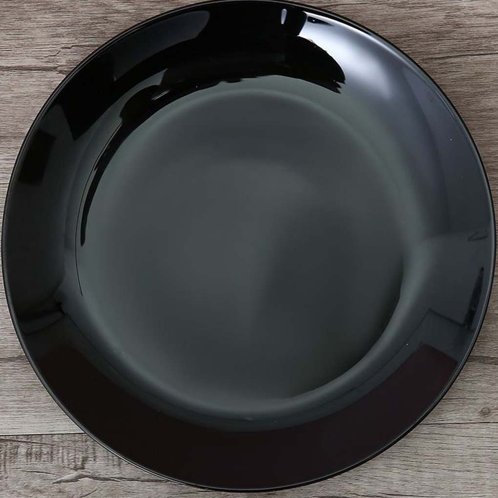 Đĩa Thủy Tinh Diwali Đen 19cm