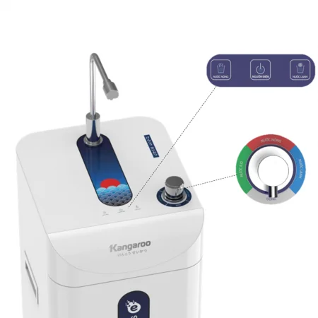 Máy Lọc Nước Kangaroo Hydrogen Ion Kiềm KG10A8ES, Nóng Lạnh 0