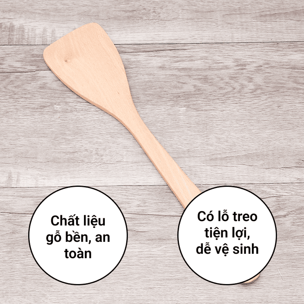 Sạn Thẳng Gỗ Beech Thanh Tú 37cm 0