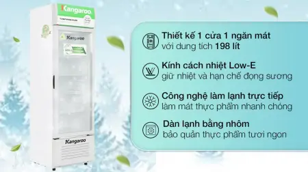 Tủ Mát Kangaroo 198 Lít KG258AT 0