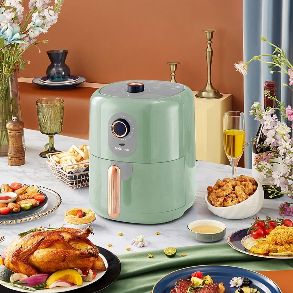 Nồi Chiên Không Dầu Bear QZG-B14D1 - Hàng Quốc Tế - Bản Tiếng Anh
