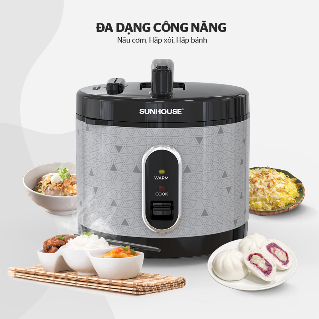 Nồi Cơm Điện Sunhouse SHD8305 3 Lít 7