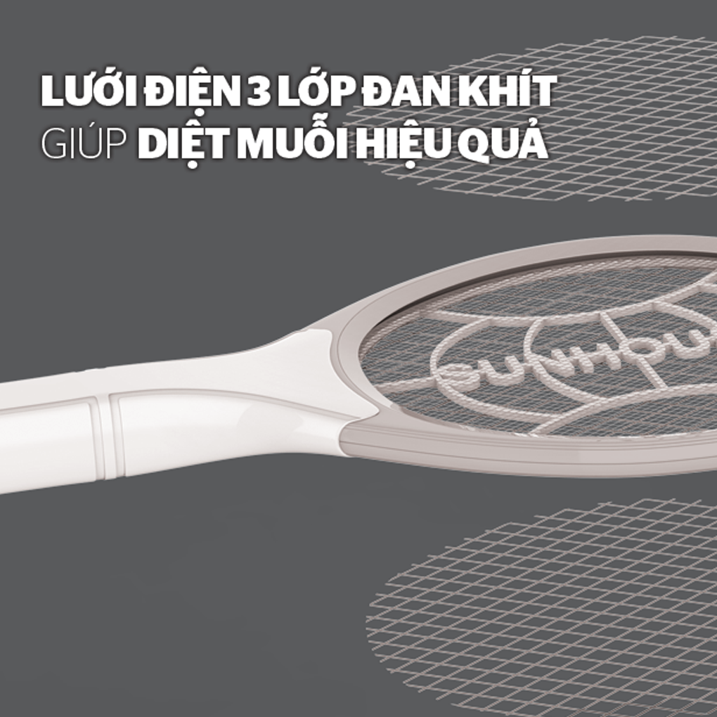 Vợt Muỗi Sunhouse SHE-MT1702 1