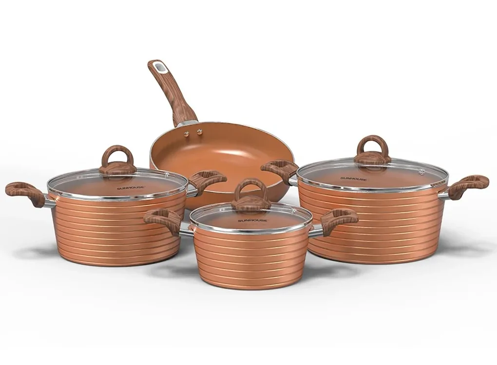 Bộ Nồi Chảo Ceramic Đáy Từ SHG2008MCA