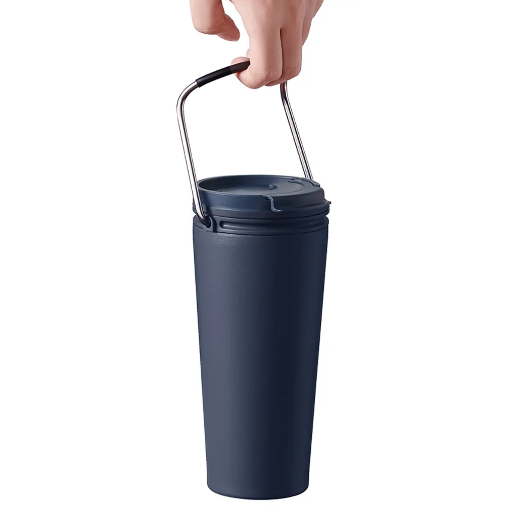 Bình Giữ Nhiệt LocknLock Bucket Tumbler LHC4269NVY - Xanh Navy 0