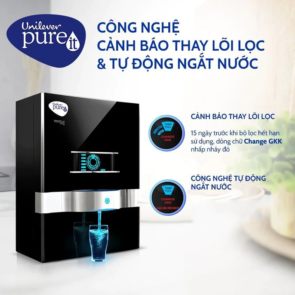 Máy Lọc Nước Pureit Mineral RO+UV+MF 4