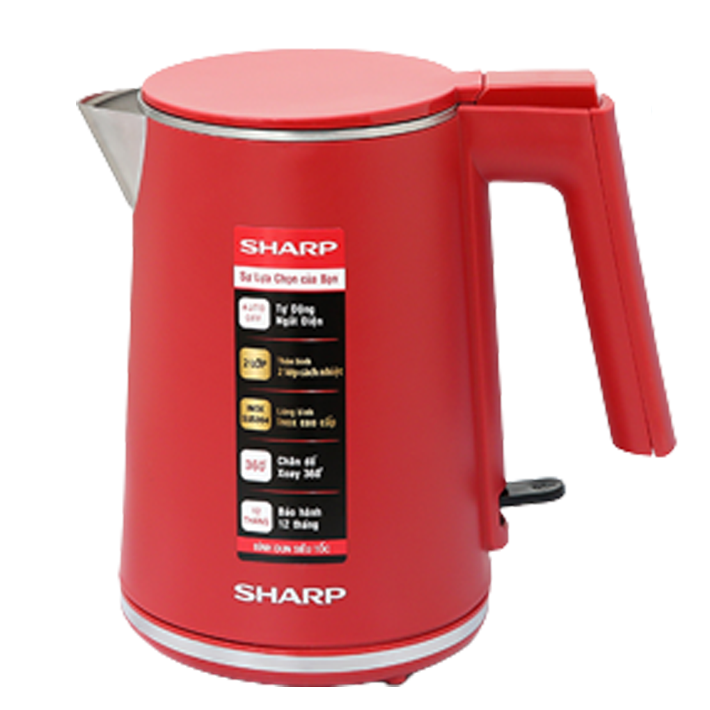 Bình Đun Siêu Tốc Sharp EKJ-10DVPS-RD 0