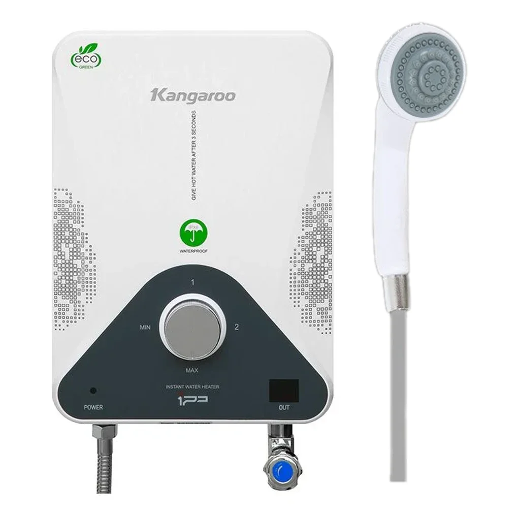 Máy Nước Nóng Trực Tiếp Kháng Khuẩn Kangaroo (Có Bơm) KG588WP 0