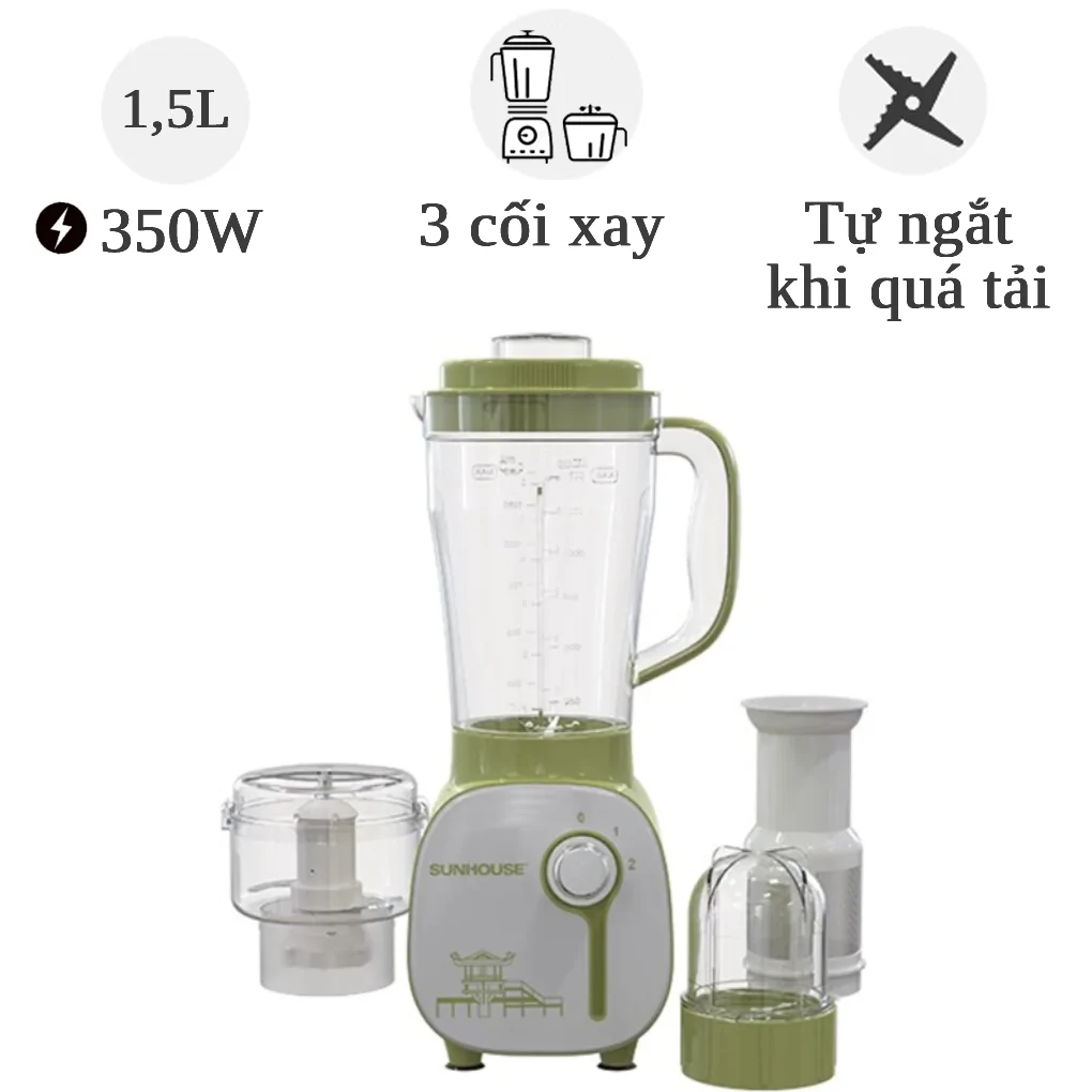 Máy Xay Sinh Tố Đa Năng Sunhouse SHD5312G