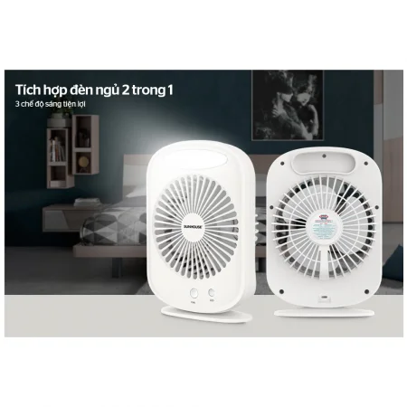 Quạt Sạc Mini Sunhouse SHD7110 3