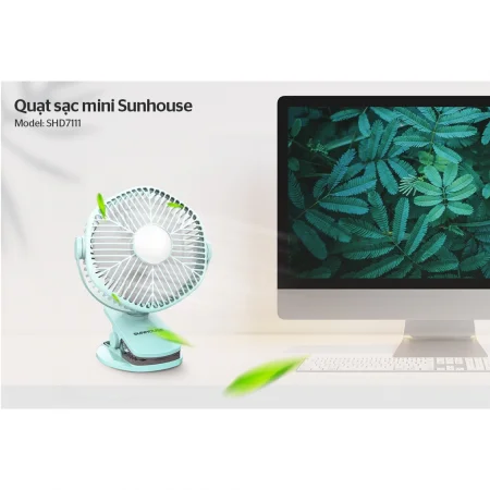 Quạt Sạc Mini Sunhouse SHD7111 0