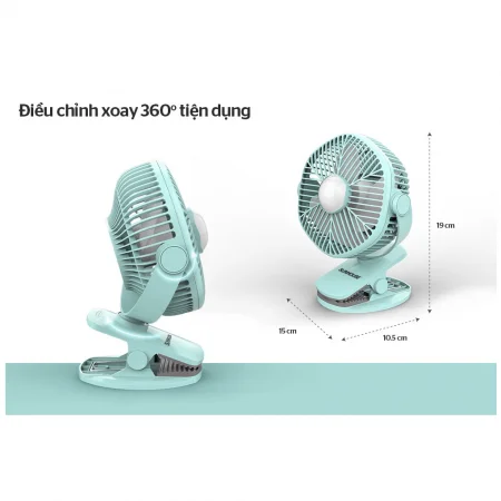 Quạt Sạc Mini Sunhouse SHD7111 1