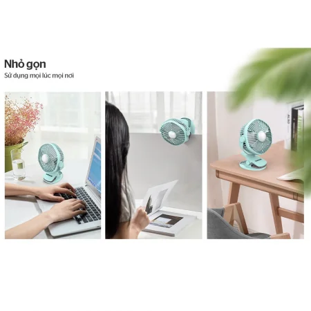 Quạt Sạc Mini Sunhouse SHD7111 2