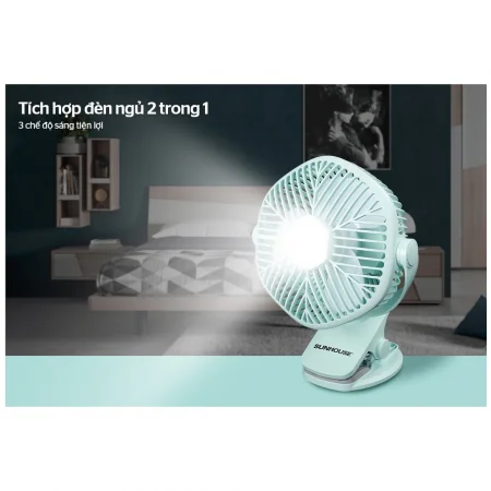 Quạt Sạc Mini Sunhouse SHD7111 3