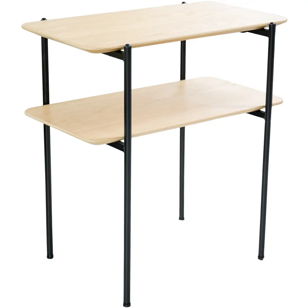 Bàn Trang Trí 311 60cm Đen/Gỗ 1